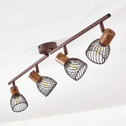 Plafonnier Arjen Brun, Rouille, 4 Lumieres