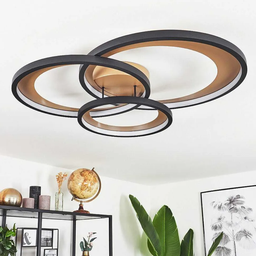 Plafonnier Baiyin Led Or, 1 Lumiere