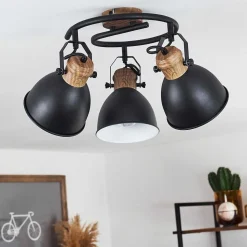 Plafonnier Banjul Noir, 3 Lumieres