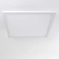 Plafonnier Bankura Led Blanc, 1 Lumiere, Telecommandes, Changeur De Couleurs