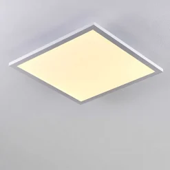 Plafonnier Bankura Led Blanc, 1 Lumiere, Telecommandes, Changeur De Couleurs