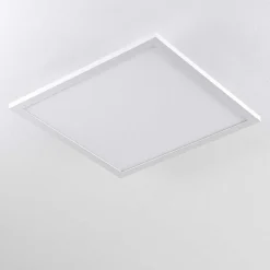 Plafonnier Bankura Led Blanc, 1 Lumiere, Telecommandes, Changeur De Couleurs