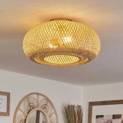 Plafonnier Bauro Ecru, 2 Lumieres