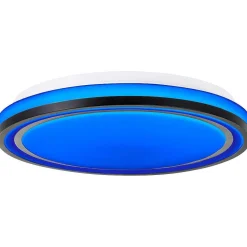 Plafonnier Brilliant Cloe Led Blanc, 1 Lumiere, Telecommandes