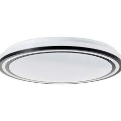 Plafonnier Brilliant Cloe Led Blanc, 1 Lumiere, Telecommandes