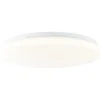 Plafonnier Brilliant Heddy Led Blanc, 1 Lumiere, Telecommandes, Changeur De Couleurs