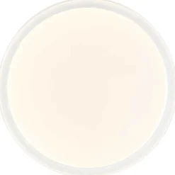 Plafonnier Brilliant Leanna Led Blanc, 1 Lumiere, Telecommandes, Changeur De Couleurs