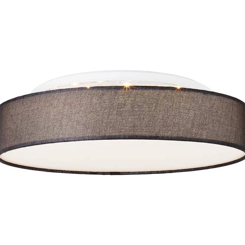 Plafonnier Brilliant Penley Led Blanc, 1 Lumiere, Telecommandes