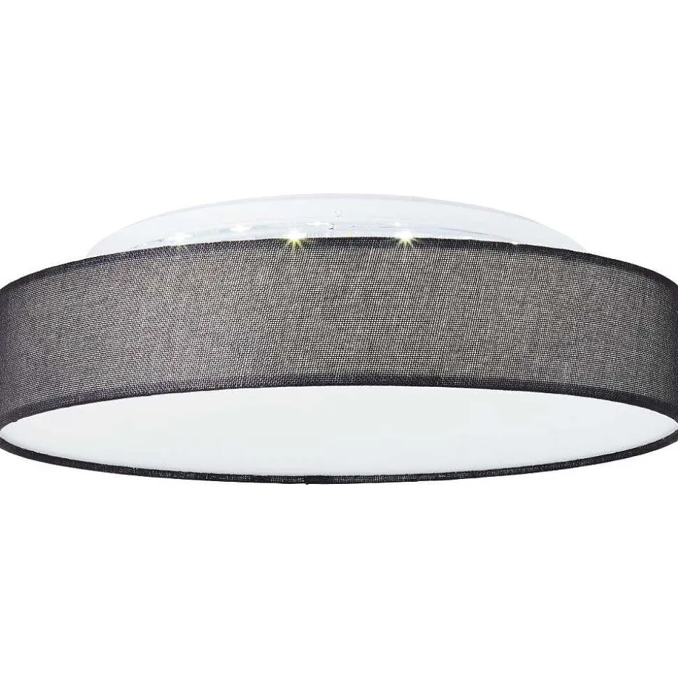 Plafonnier Brilliant Penley Led Blanc, 1 Lumiere, Telecommandes