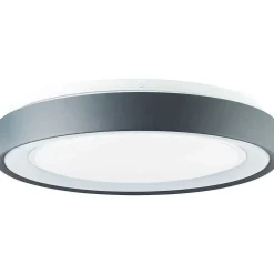 Plafonnier Brilliant-Leuchten Tessy Led Noir, 1 Lumiere, Telecommandes, Changeur De Couleurs