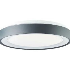 Plafonnier Brilliant-Leuchten Tessy Led Noir, 1 Lumiere, Telecommandes, Changeur De Couleurs
