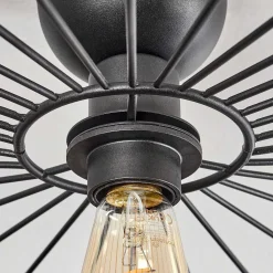 Plafonnier Cacor Noir, 1 Lumiere