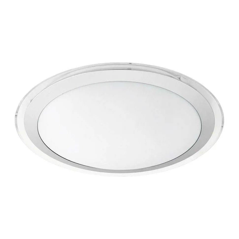 Plafonnier Eglo Competa-C Led Blanc, 1 Lumiere, Changeur De Couleurs