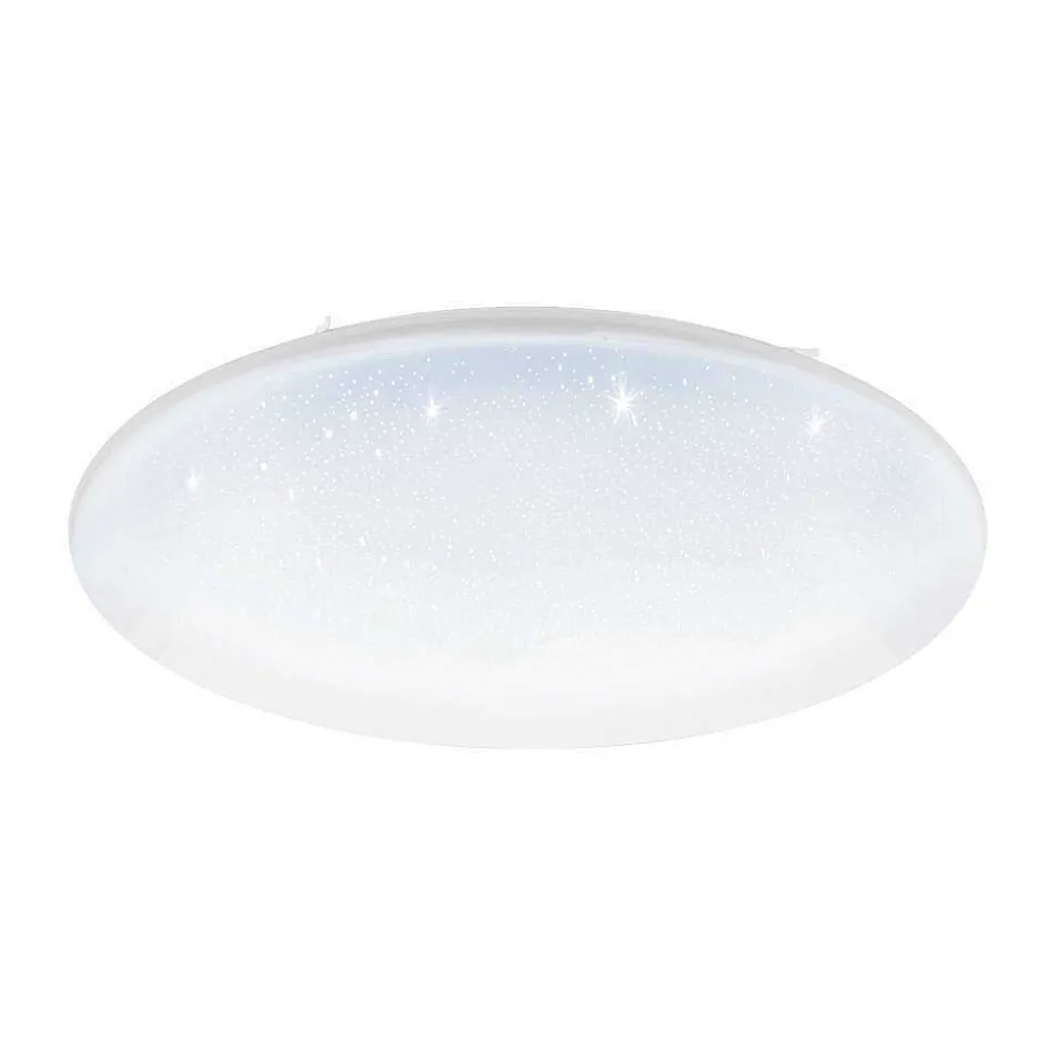Plafonnier Eglo Franiacw Led Blanc, 1 Lumiere, Telecommandes, Changeur De Couleurs