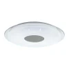 Plafonnier Eglo Lanciano-Z Led Transparent, Blanc, 4 Lumieres, Changeur De Couleurs