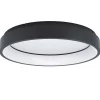 Plafonnier Eglo Marghera-Z Led Noir, 4 Lumieres, Changeur De Couleurs