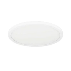 Plafonnier Eglo Rovito-Z Led Blanc, 1 Lumiere, Changeur De Couleurs