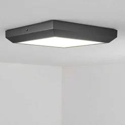 Plafonnier Exterieur Alkmaar Led Anthracite, 1 Lumiere