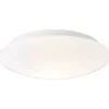 Plafonnier Exterieur Brilliant Farly Blanc, 1 Lumiere
