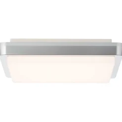 Plafonnier Exterieur Brilliant Devora Led Argente, 1 Lumiere