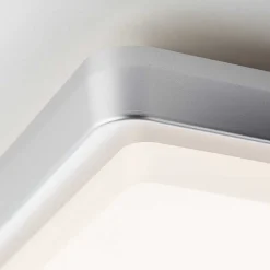 Plafonnier Exterieur Brilliant Devora Led Argente, 1 Lumiere