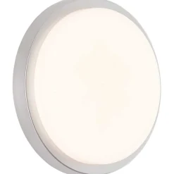 Plafonnier Exterieur Brilliant Devora Led Argente, 1 Lumiere