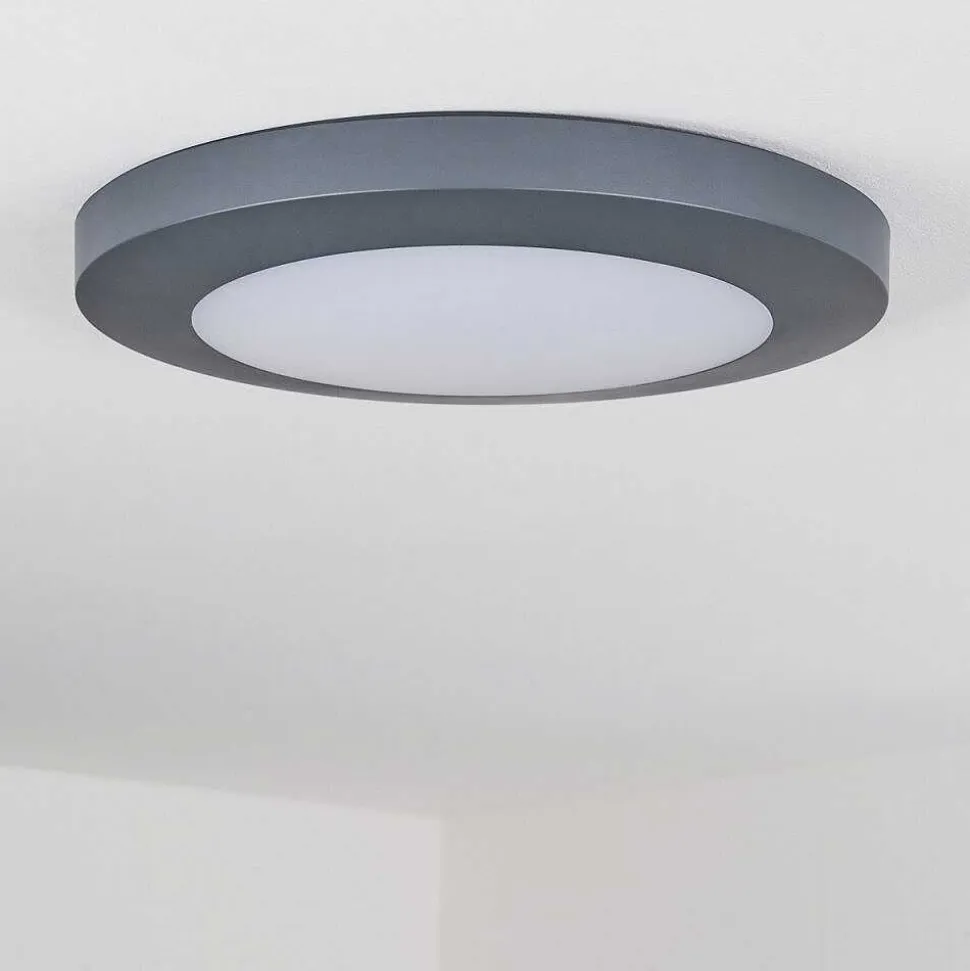 Plafonnier Exterieur Durivier Led Anthracite, 1 Lumiere