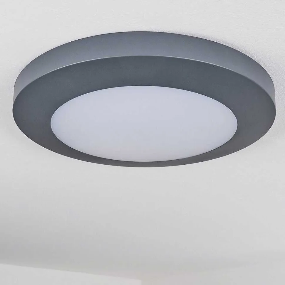 Plafonnier Exterieur Durivier Led Anthracite, 1 Lumiere