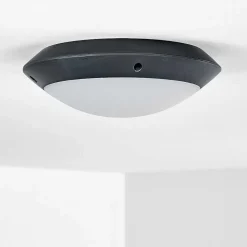 Plafonnier Exterieur Grafton Anthracite, 1 Lumiere