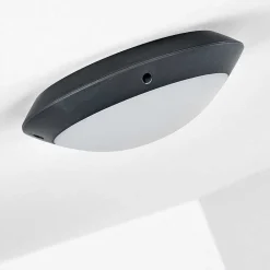 Plafonnier Exterieur Grafton Anthracite, 1 Lumiere