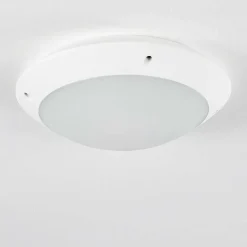 Plafonnier Exterieur Grafton Blanc, 1 Lumiere