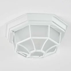 Plafonnier Exterieur Ibacache Blanc, 1 Lumiere