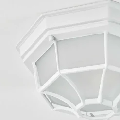 Plafonnier Exterieur Ibacache Blanc, 1 Lumiere