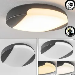 Plafonnier Exterieur Joserand Led Anthracite, 1 Lumiere