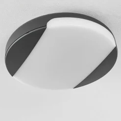 Plafonnier Exterieur Joserand Led Anthracite, 1 Lumiere