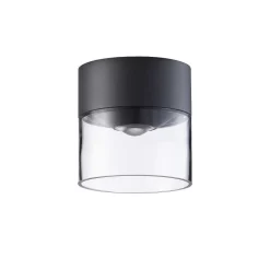 Plafonnier Exterieur Lcd 5068 Led Noir, 1 Lumiere