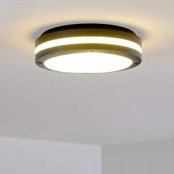 Plafonnier Exterieur Wollongong Led Anthracite, 1 Lumiere