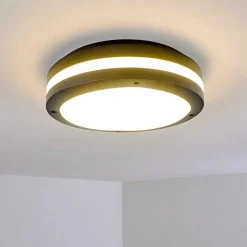 Plafonnier Exterieur Wollongong Led Anthracite, 1 Lumiere