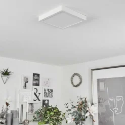 Plafonnier Finsrud Led Blanc, 1 Lumiere