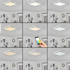 Plafonnier Finsrud Led Blanc, 1 Lumiere