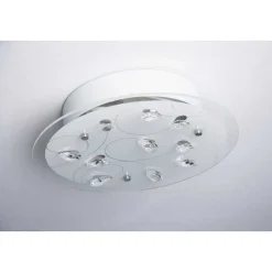 Plafonnier 2Flg. Blanc, 2 Lumieres