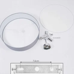 Plafonnier Foggia Chrome, 3 Lumieres