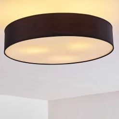 Plafonnier Foggia Nickel Mat, 3 Lumieres