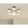 Plafonnier Globo Amur Led Chrome, 1 Lumiere