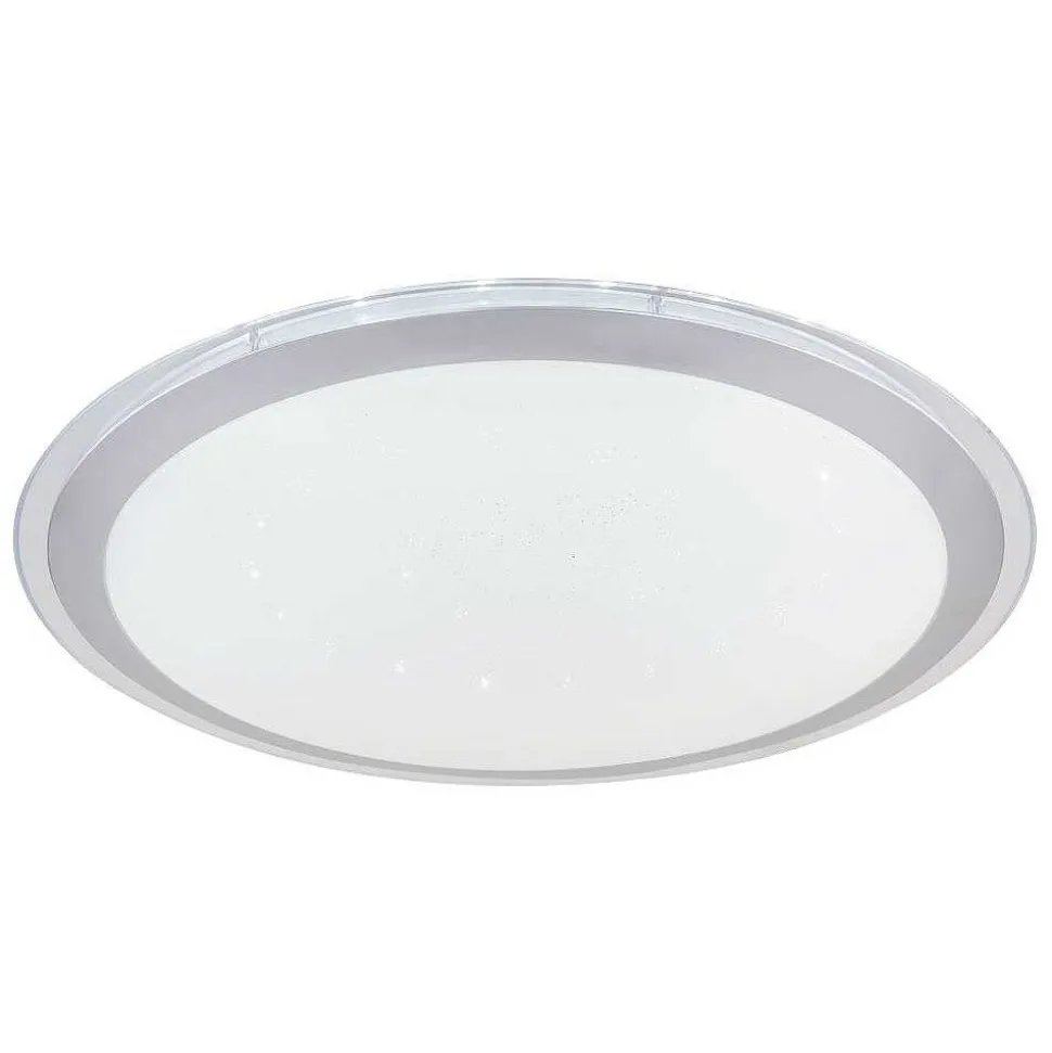Plafonnier Globo Carry Led Blanc, 1 Lumiere, Telecommandes, Changeur De Couleurs