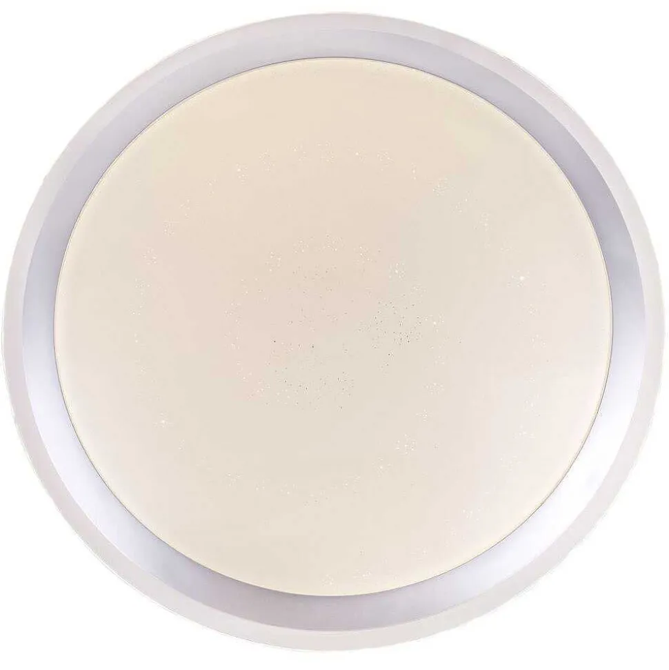 Plafonnier Globo Carry Led Blanc, 1 Lumiere, Telecommandes, Changeur De Couleurs