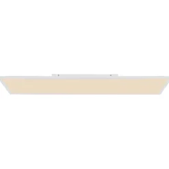 Plafonnier Globo Doro Led Blanc, 2 Lumieres, Telecommandes, Changeur De Couleurs