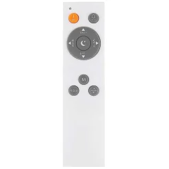 Plafonnier Globo Doro Led Blanc, 2 Lumieres, Telecommandes, Changeur De Couleurs