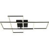 Plafonnier Globo Gabriel Led Noir, 1 Lumiere