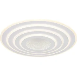 Plafonnier Globo Jocelyn Led Blanc, 1 Lumiere, Telecommandes